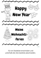 Vorschau - Arbeitsblätter - Mein Winterferien-Flipbook zum Schulstart - Seite 3