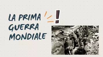 anteprima - Materiale interattivo - La prima guerra mondiale e focus sulla vita in trincea - Pagina 1