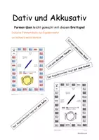 Vorschau - Spiele - Spiel Formen Akkusativ und Dativ - Deckblatt