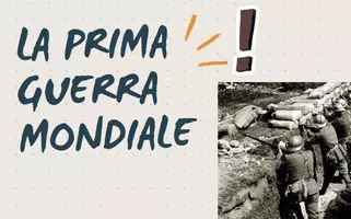 anteprima - Materiale interattivo - La prima guerra mondiale e focus sulla vita in trincea - Pagina di copertina
