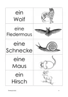 Vorschau - Spiele - Memo Tiere im Wald Bild Wort - Seite 3