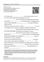 Vorschau - Arbeitsblätter - Arbeitsblätter zum Thema "Horizont" (Lückentext, Hörverstehen) + Lösung & MP3 - Deckblatt
