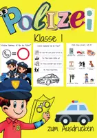 Vorschau - Arbeitsblätter - Arbeitsblätter zum Thema Polizei für die 1. Klasse - Deckblatt