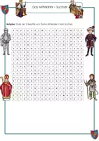 Vorschau - Arbeitsblätter - Mittelalter - Seite 1