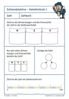 Vorschau - Arbeitsblätter - Zahlendetektive - Zahlen im Zahlenraum 100 erkunden - Seite 3