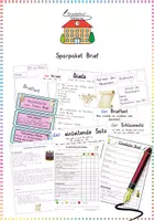 Vorschau - Unterrichtsreihen - Briefe schreiben: Sparpaket (Satzanfänge / Aufsatz) - Deutsch - Kl. 2/3 - Deckblatt