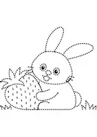 Vorschau - Arbeitsblätter - Prickelbilder / Fensterbilder Thema Hasen - Grundschule - Bastelvorlagen - Seite 2