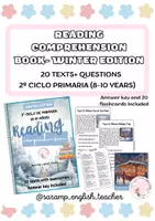 Vista previa - Fichas informativas / Documentos de lectura - READING COMPREHENSION BOOK (2º CICLO 8-10 YEARS)- WINTER EDITION - Portada
