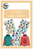 Vorschau - Spiele - Lesespiel ugly sweater Englischunterricht - Deckblatt