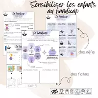 Aperçu - Préparation de séquence / Séquence complète - Sensibiliser au handicap - Page de couverture