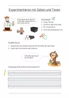 Vorschau - Arbeitsblätter - Experimentieren mit Saiten und Tönen (Experiment) - Seite 2