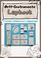 Vorschau - Arbeitsblätter - Lapbook Orff-Instrumente - Deckblatt