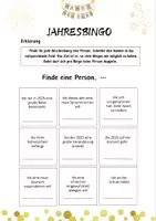 Vorschau - Spiele - Jahresbingo- erste Stunde nach den Ferien - Deckblatt