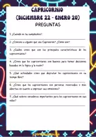 anteprima - Compiti in classe/Test - Il tuo oroscopo è Capricorno? Spagnolo. - Pagina 2
