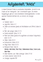 Vorschau - Arbeitsblätter - Aufgabenheft Polartiere für den Kindergarten (Arktis) - Seite 1