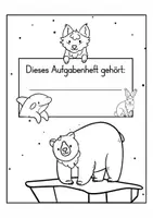 Vorschau - Arbeitsblätter - Aufgabenheft Polartiere für den Kindergarten (Arktis) - Seite 2