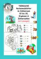 Vorschau - Arbeitsblätter - Rechenmalblätter Zahlenraum 10 bis 20, Ergänzen und Zehnerzahlen - Deckblatt