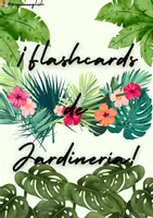 Vista previa - Tarjetas / Manipulativos - ¡Flashcards de Jardinería! - Portada