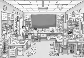 Vorschau - Poster - Klassenzimmer - Wimmelbild - Seite 2