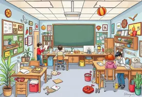 Vorschau - Poster - Klassenzimmer - Wimmelbild - Seite 1