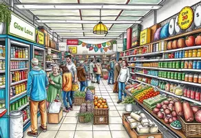 Vorschau - Poster - Supermarkt - Wimmelbild - Seite 1