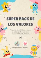 Vista previa - Juegos / Gamificación - SUPERPACK PARA TRABAJAR LOS VALORES - página 1
