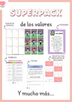 Vista previa - Juegos / Gamificación - SUPERPACK PARA TRABAJAR LOS VALORES - Portada