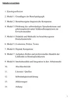 Vorschau - Stundenentwürfe - PORTFOLIO - ZQ BSK Zusatzqualifikation für Berufssprachkurse (B 2) Deutsch - Integrationskurs Weiterbildung IK § 18 DAF DAZ - Seite 2