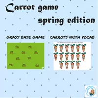 Vista previa - Juegos / Gamificación - Carrot game - spring | Flashcards | ESL game | kids - página 2