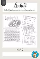 Vorschau - Arbeitsblätter - Lesemalheft Lese-Mal-Heft Leseheft 2 Wortgruppen - Deckblatt