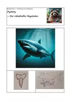 Vorschau - Arbeitsblätter - Mystery – Der rätselhafte Megalodon - Deckblatt