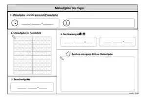 Vorschau - Arbeitsblätter - Malaufgabe/ Multiplikationsaufgabe des Tages - Seite 2