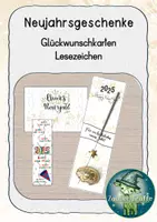 Vorschau - Anderer Materialtyp - Neujahrsgeschenke: Lesezeichen, Postkarten - Seite 1