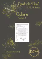 Vorschau - Unterrichtsreihen - Suchsel Wortschatz Ostern - Deckblatt