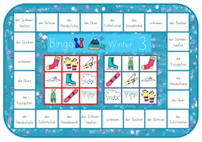 Vorschau - Stationenlernen - Brettspiel Bingo WINTER | Lesespiel - Seite 3