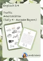 Vorschau - Arbeitsblätter - Transport - Arbeitsblätter zu Sally 3/4 Ausgabe Bayern - Deckblatt
