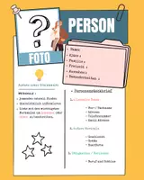 Vorschau - Arbeitsblätter - Steckbrief Mensch & Tier (Einfach und schnell erstellen) - Deckblatt