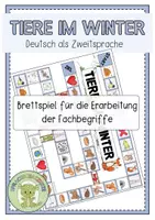 Vorschau - Spiele - TIERE IM WINTER Brettspiel (Fachbegriffe) - Seite 1