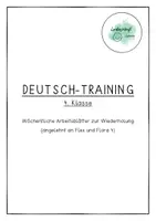 Vorschau - Arbeitsblätter - Deutsch-Training für die 4. Klasse - Deckblatt