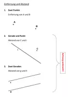 Vorschau - Arbeitsblätter - Regeleintrag/Merkhefteintrag zu Abstand - Seite 1