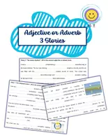 Vorschau - Arbeitsblätter - Adjective or Adverb - 3 Stories - Deckblatt