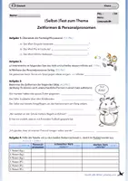 Vorschau - Arbeitsblätter - Zeitformen mit Personalpronomen und Konjugationen (Test) - Seite 1