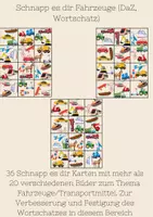 Vorschau - Spiele - Schnapp es dir Fahrzeuge (DaZ, Wortschatz) - Deckblatt