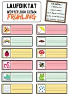 Vorschau - Unterrichtsreihen - Laufdiktat / Schleichdiktat Frühling - DaZ/DaF, Deutsch (Diktat) - Seite 3