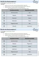 Vorschau - Arbeitsblätter - Würfle die Redoxreaktion - Deckblatt