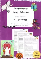 Vorschau - Arbeitsblätter - Englischer Lesespaziergang - Story Walk "Halloween" - Deckblatt