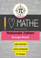 Vorschau - Arbeitsblätter - Escape Room Rationale Zahlen (Klasse 7/8) – Mit Lösungen | Gefangen im Gruselkeller - Deckblatt
