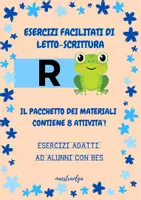 anteprima - Esercizi - Consonante R- Esercizi facilitati di letto-scrittura - Pagina di copertina