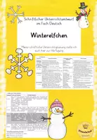 Vorschau - Stundenentwürfe - Schriftlicher Unterrichtsentwurf - Winterelfchen - Deckblatt