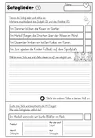 Vorschau - Arbeitsblätter - Satzglieder - Umstellprobe - Sätze zerlegen - Satzteile verschieben - Seite 3